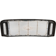 DURAFORCE Grille Assembly For 2005-2007 Ford F-250 Super Duty F-350 F-450 Chrome Insert