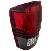 DURAFORCE Tail Light For 2018-2023 Toyota Tacoma Driver Side Assembly Red/Smoke Lens