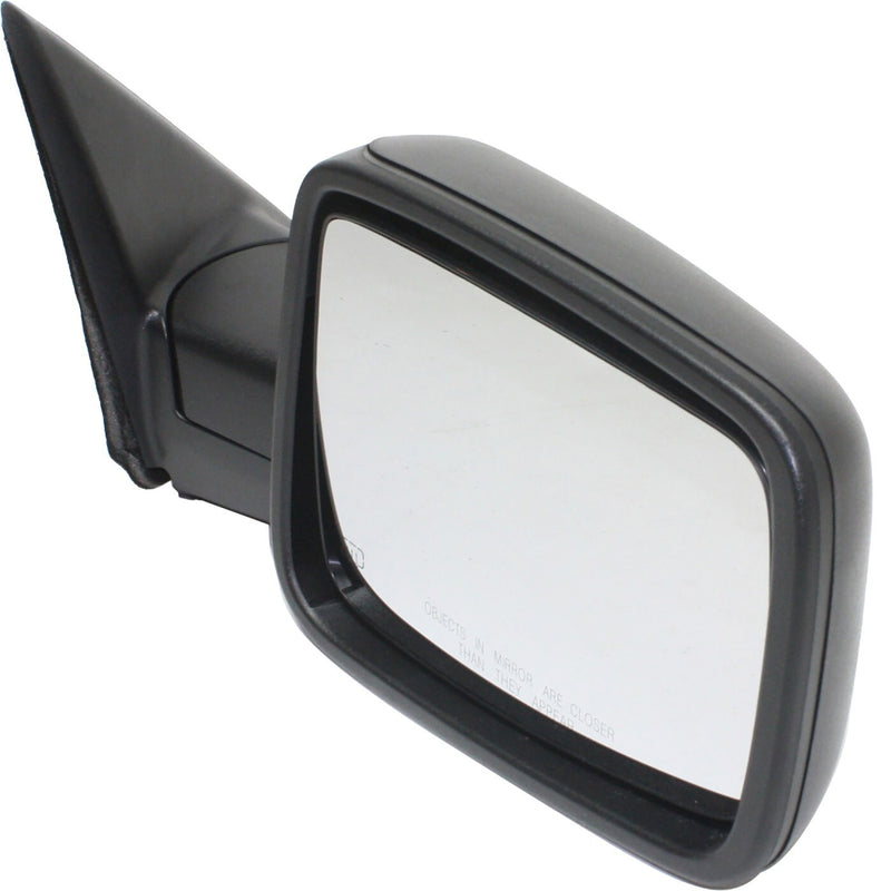 DURAFORCE Mirror For 2013-2018 Ram 1500 2500 Manual Folding Textured Black Front Right
