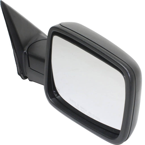 DURAFORCE Mirror For 2013-2018 Ram 1500 2500 Manual Folding Textured Black Front Right