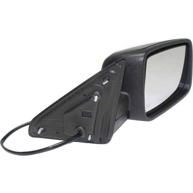 DURAFORCE Mirror For 2013-2018 Ram 1500 2500 Manual Folding Textured Black Front Right