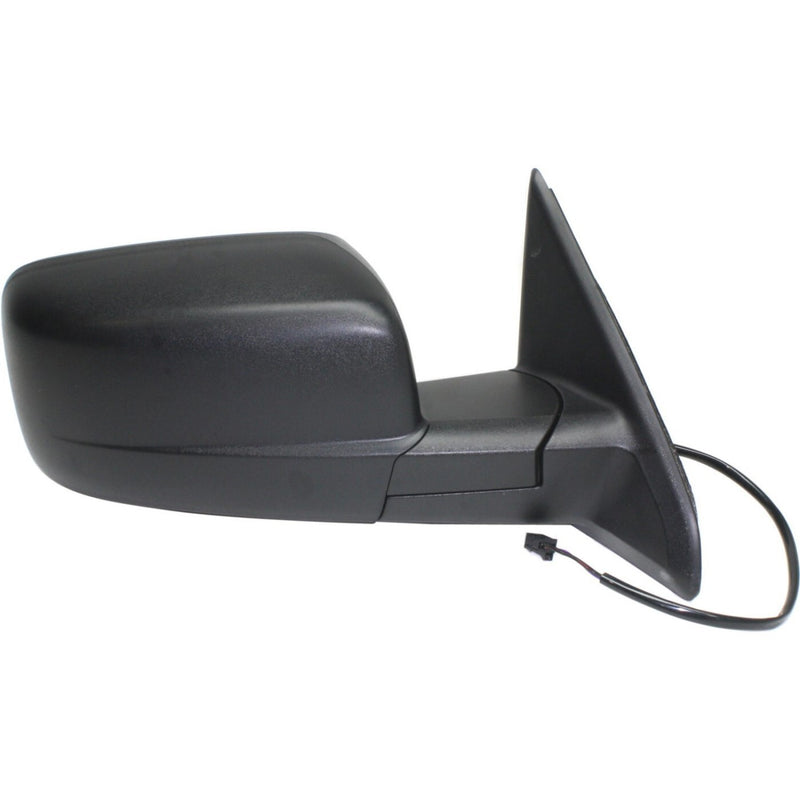 DURAFORCE Mirror For 2013-2018 Ram 1500 2500 Manual Folding Textured Black Front Right