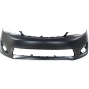 DURAFORCE Bumper Cover Kit For 2012-2014 Toyota Camry Front With Bumper Grille Primed