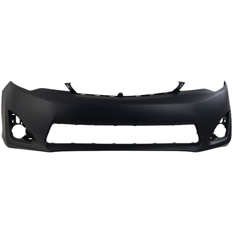 DURAFORCE Bumper Cover Kit For 2012-2014 Toyota Camry Front With Bumper Grille Primed