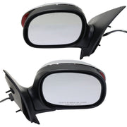 DURAFORCE Mirror Set For 2001-2003 Ford F-150 Crew Cab Driver and Passenger Side Chrome