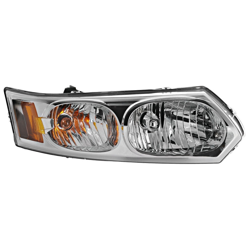 DURAFORCE Headlight Set For 2003-2007 Saturn Ion Driver and Passenger Side with Bulb Sedan