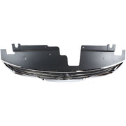 DURAFORCE Grille Assembly For 2010-2012 Nissan Altima Sedan Chrome Shell with Black Insert