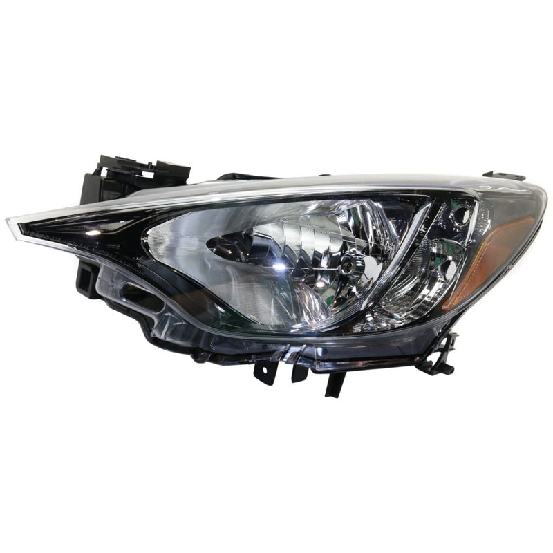 DURAFORCE Halogen Headlight Set For 2016 Scion iA Left & Right Chrome Interior