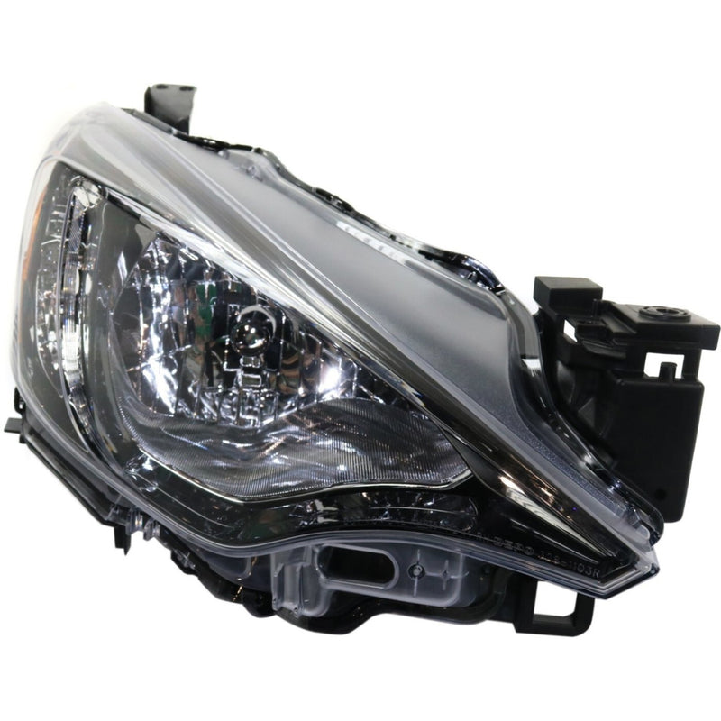 DURAFORCE Halogen Headlight Set For 2016 Scion iA Left & Right Chrome Interior