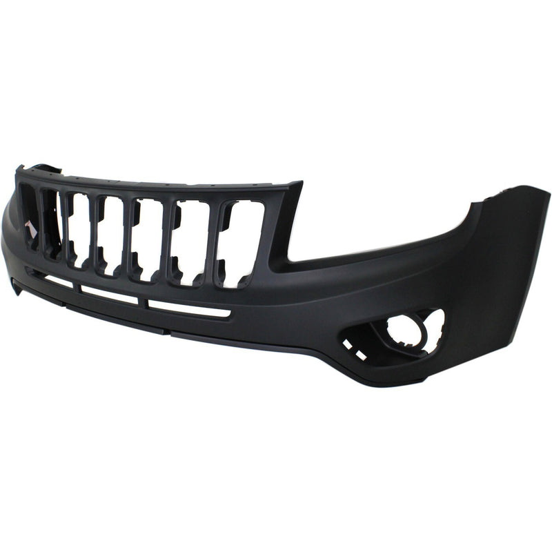 DURAFORCE Bumper Cover For 11-17 Jeep Compass MK Platform with Fog Light Holes Front Upper