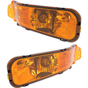 DURAFORCE Turn Signal Light Set For 2005-2009 Ford Mustang Front Left and Right with bulb