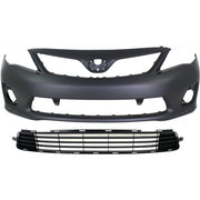 DURAFORCE Bumper Cover Fascia Front for Toyota Corolla 2011-2013
