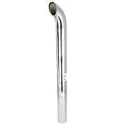 DURAFORCE Exhaust Stack Pipe 4" x 48" Curved Chrome