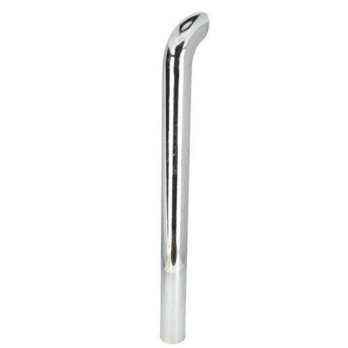 DURAFORCE Exhaust Stack Pipe 4" x 48" Curved Chrome
