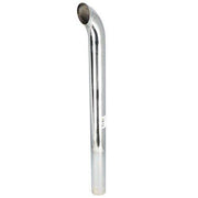DURAFORCE Exhaust Stack Pipe 4" x 48" Curved Chrome