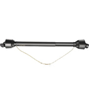 DURAFORCE PTO Shaft PTO Driveshaft for Tractor 1-3/8" Spline/Round Ends 39-55" Black