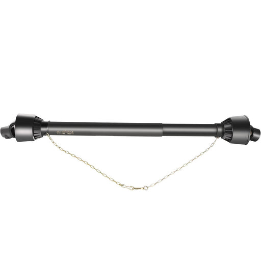 DURAFORCE PTO Shaft PTO Driveshaft for Tractor 1-3/8" Spline/Round Ends 39-55" Black