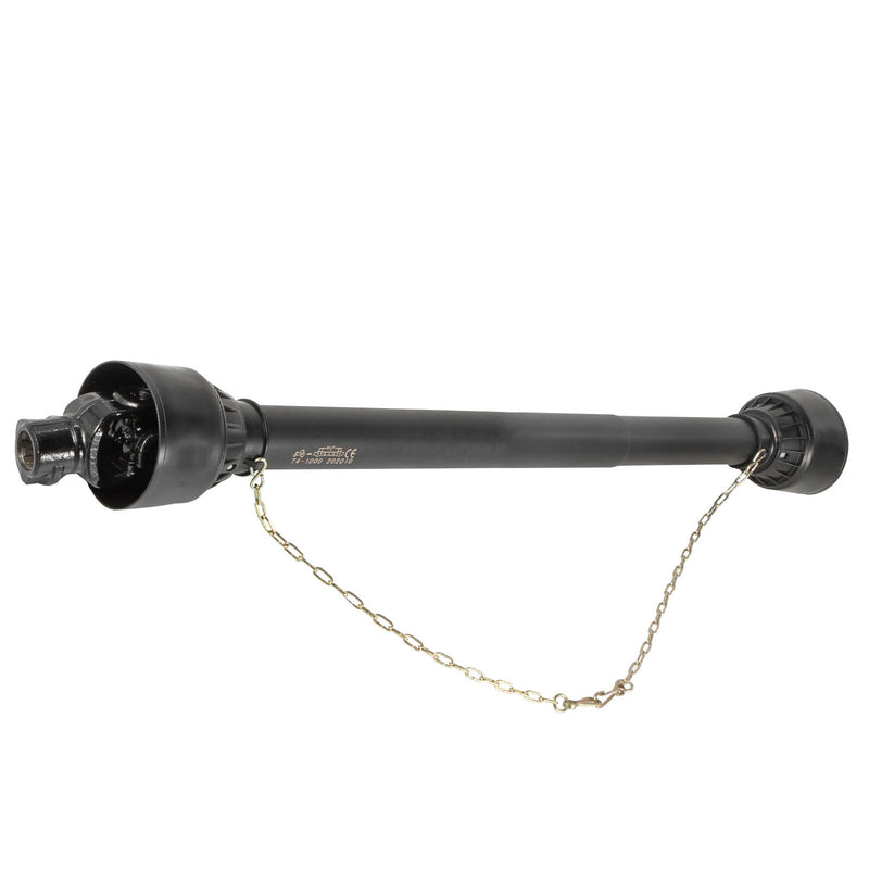 DURAFORCE PTO Shaft PTO Driveshaft for Tractor 1-3/8" Spline/Round Ends 39-55" Black