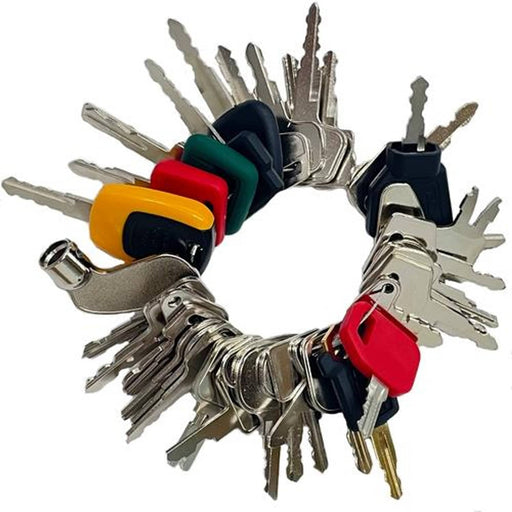 DURAFORCE 41 Heavy Equipment Keys Set Case Cat Komatsu JCB Kubota Bobcat Volvo Doosan JLG