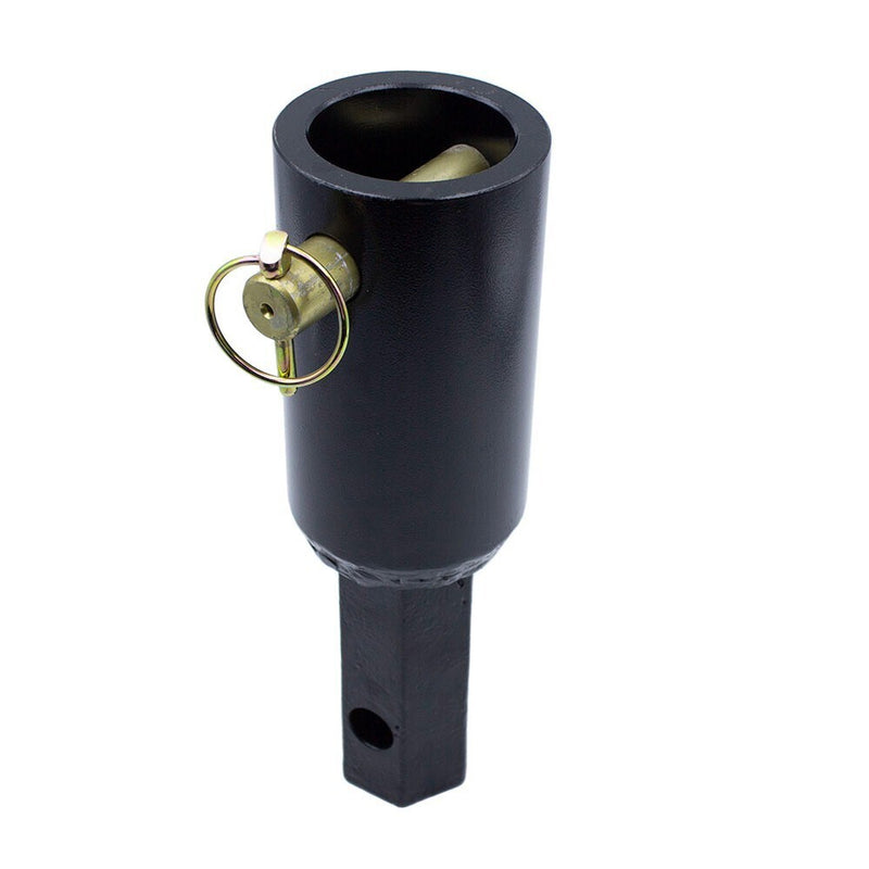 DURAFORCE Auger Adapter Conversion 2-9/16 inch female Round to 2" Male Hex Heavy Duty