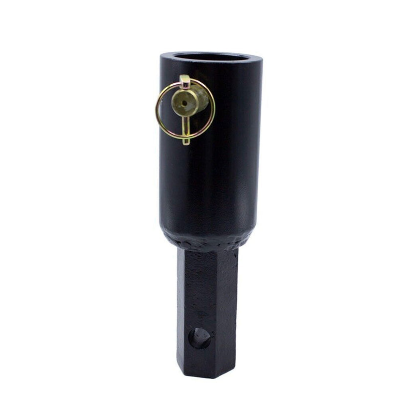 DURAFORCE Auger Adapter Conversion 2-9/16 inch female Round to 2" Male Hex Heavy Duty