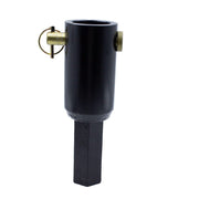 DURAFORCE Auger Adapter Conversion 2-9/16 inch female Round to 2" Male Hex Heavy Duty