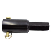 DURAFORCE Auger Adapter Conversion 2-9/16 inch female Round to 2" Male Hex Heavy Duty