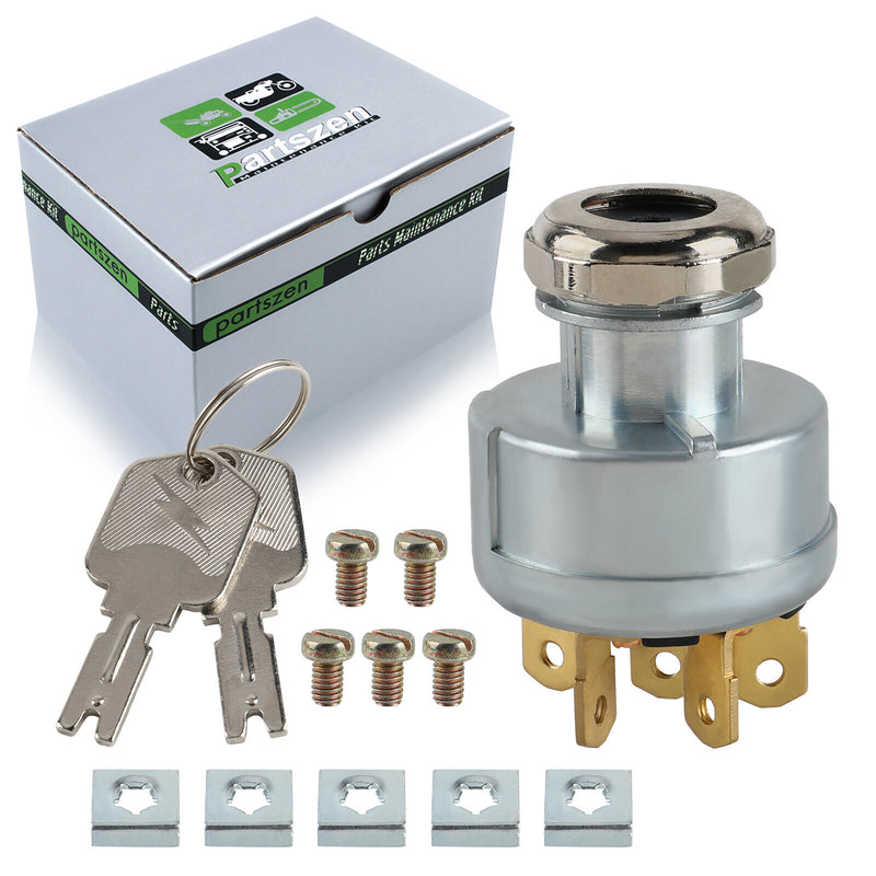 DURAFORCE For Clark, For Hyster For Yale, Universal Forklift Ignition Switch 272041 w/ Key
