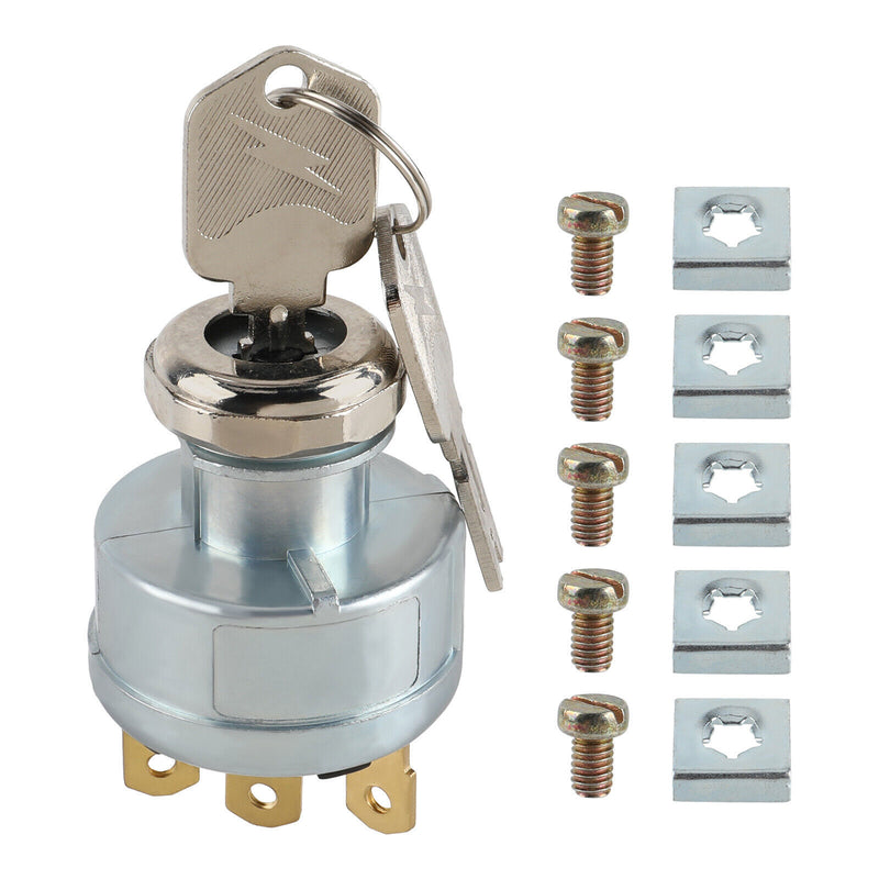 DURAFORCE For Clark, For Hyster For Yale, Universal Forklift Ignition Switch 272041 w/ Key