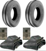 DURAFORCE TWO 400X19, 4.00-19, 400-19 THREE Rib FORD 2N 9N Tractor Tires & Tubes