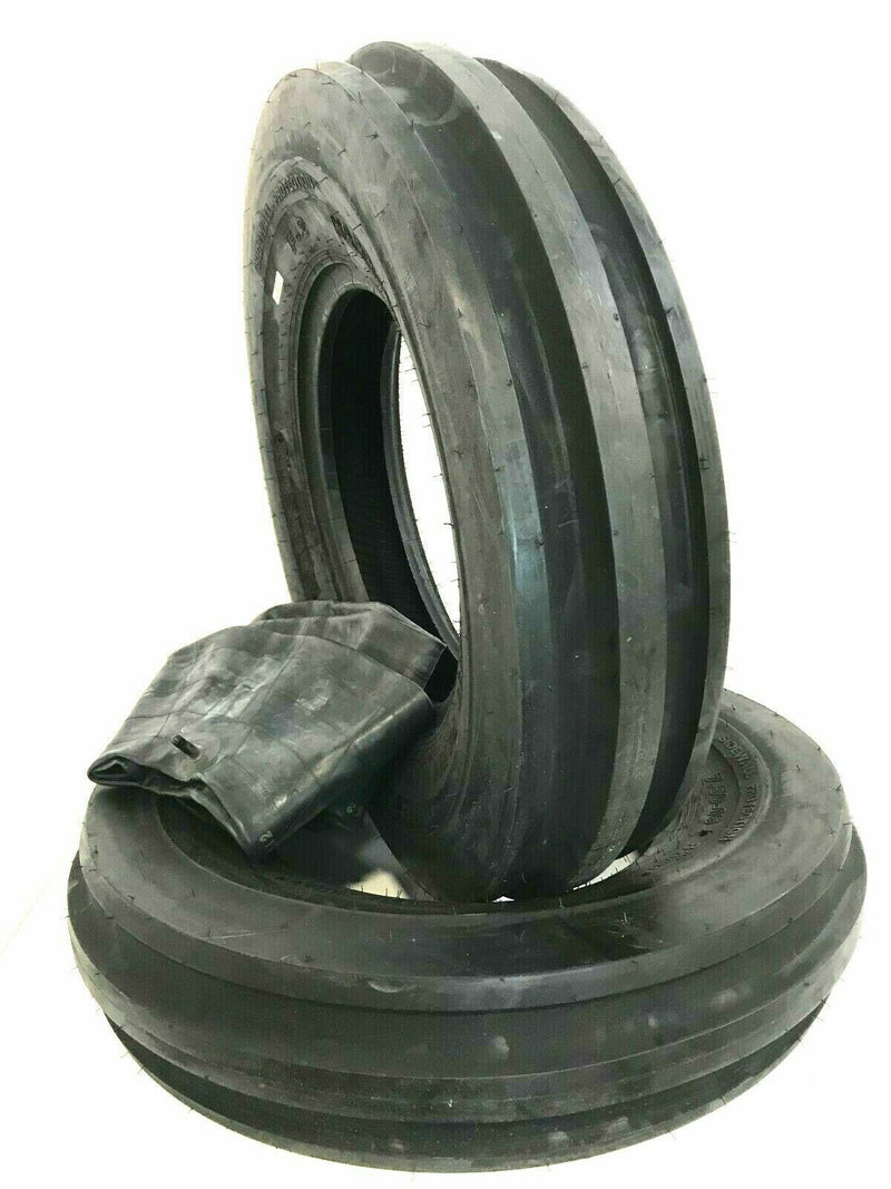 DURAFORCE TWO 400X19, 4.00-19, 400-19 THREE Rib FORD 2N 9N Tractor Tires & Tubes
