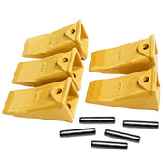 DURAFORCE X156 X156S Dirt Teeth Bucket Teeth/Tooth with P156 Roll Pins 5 Pack