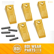 DURAFORCE X156 X156S Dirt Teeth Bucket Teeth/Tooth with P156 Roll Pins 5 Pack