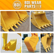 DURAFORCE X156 X156S Dirt Teeth Bucket Teeth/Tooth with P156 Roll Pins 5 Pack