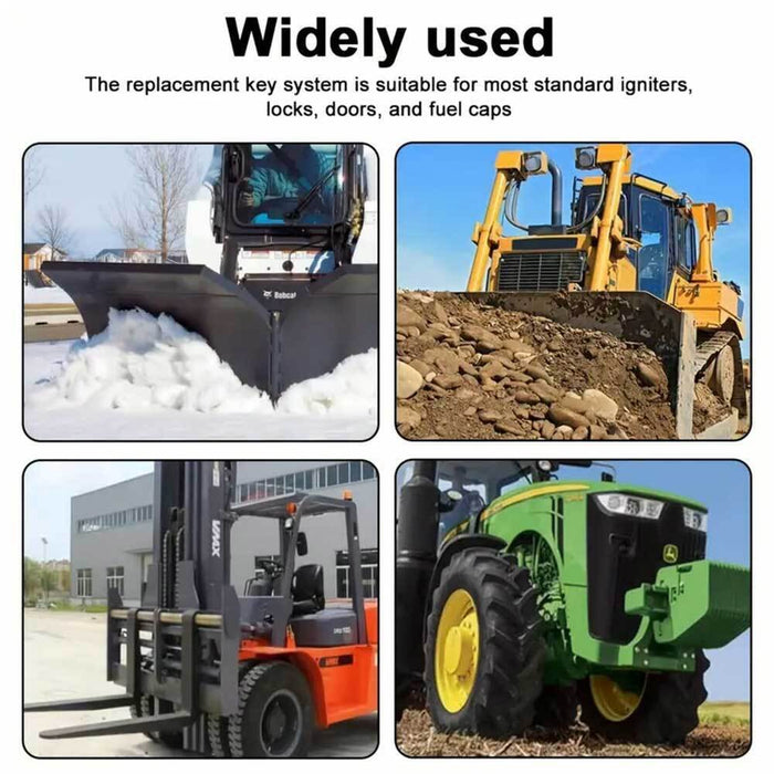 DURAFORCE 70 Master Keys Set Heavy Equipment Ignition Keys Fits Many Models HOT