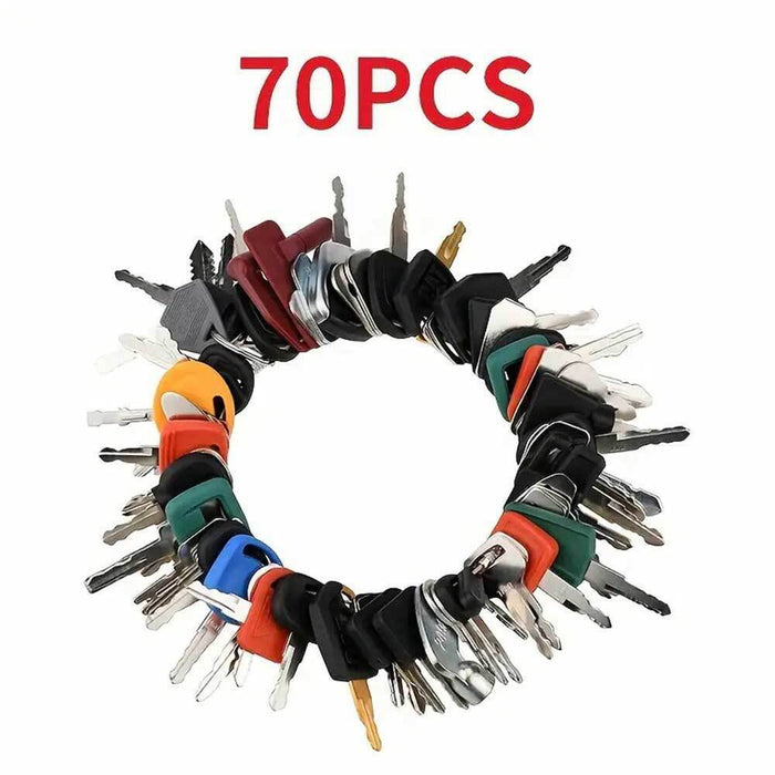 DURAFORCE 70 Master Keys Set Heavy Equipment Ignition Keys Fits Many Models HOT