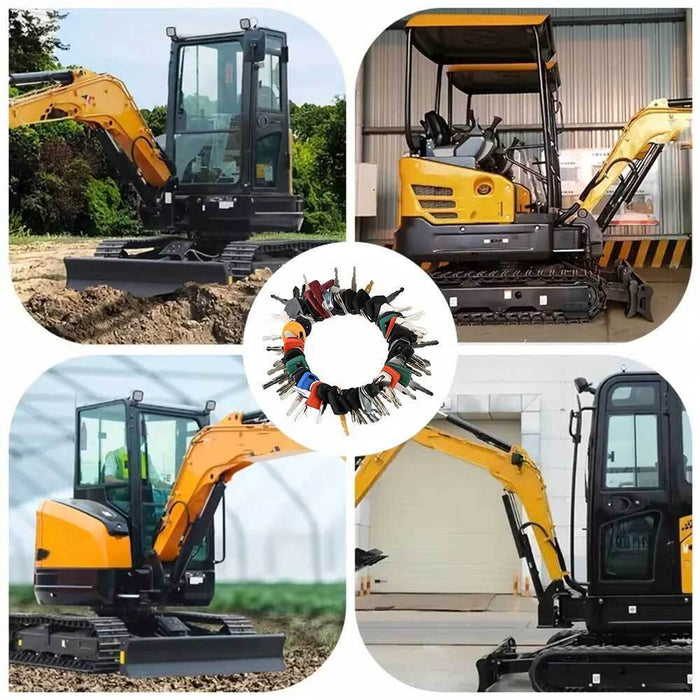 DURAFORCE 70 Master Keys Set Heavy Equipment Ignition Keys Fits Many Models HOT