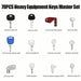 DURAFORCE 70 Master Keys Set Heavy Equipment Ignition Keys Fits Many Models HOT
