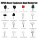 DURAFORCE 70 Master Keys Set Heavy Equipment Ignition Keys Fits Many Models HOT