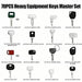 DURAFORCE 70 Master Keys Set Heavy Equipment Ignition Keys Fits Many Models HOT