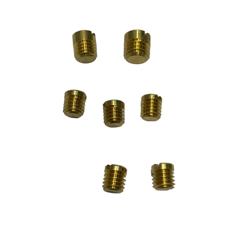 DURAFORCE John Deere DLTX Single Induction Tractor Carburetor Brass Plug Kit
