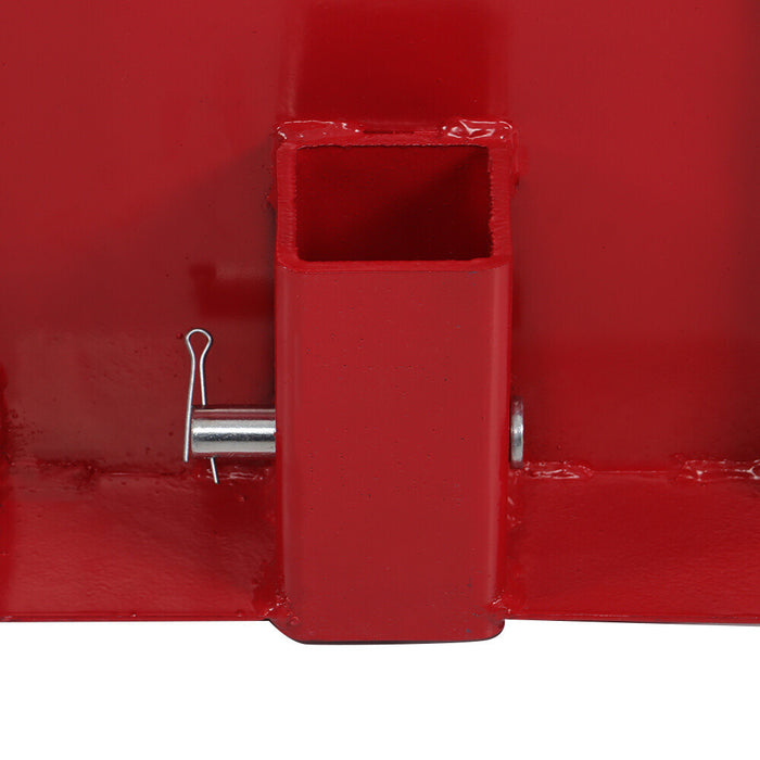 DURAFORCE Ballast Box 3 Point CAT 1 Tractor Attachment Hitch W/ 2'' Quick Hitch Receiver