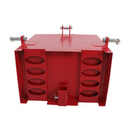 DURAFORCE Ballast Box 3 Point CAT 1 Tractor Attachment Hitch W/ 2'' Quick Hitch Receiver