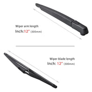 DURAFORCE Rear Windshield Wiper Arm Set - Back Windshield Wiper Arm Blade Set for 3728