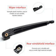 DURAFORCE Rear Windshield Wiper Arm Set - Back Windshield Wiper Arm Blade Set for 3728