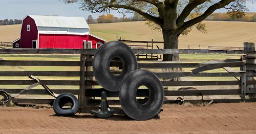 DURAFORCE TWO Premium Farm Implement Tractor Tire Inner Tubes fits 5.50-16, 6.00-16