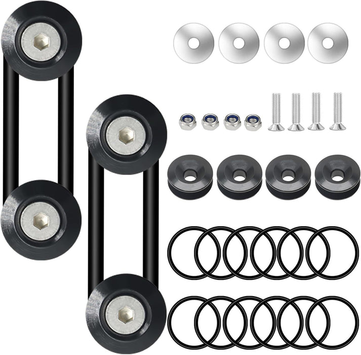 DURAFORCE 8PCS Bumper Quick Release Quick Release Bumper Clip Front Rear Bumper Fastener