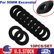 DURAFORCE 10PCS - 50MM Excavator Bucket Pin Shims For Skid Steer Cat Bobcat Deere Komatsu