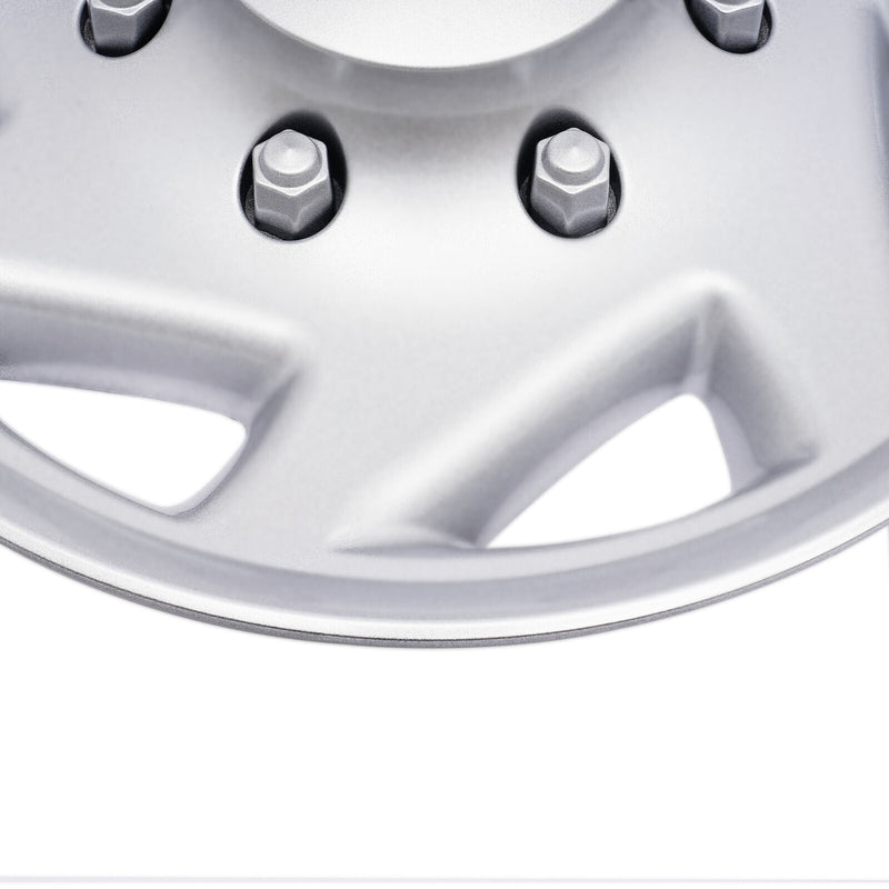 DURAFORCE 4 NEW For 99-18 Ford Econoline E250 E350 E450 Hubcap Silver Van Full Wheel Cover