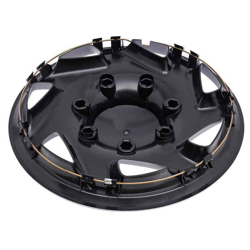 DURAFORCE 4 NEW For 99-18 Ford Econoline E250 E350 E450 Hubcap Silver Van Full Wheel Cover